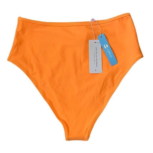 😍2/$20 NEW Cupshe Sz S Orange Bikini Bottom - Picture 2 of 6